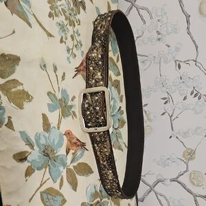 ORCIANI 4231 GENUINE LEATHER MADE IN ITALY 90 EXQUISTITE STUDDED BELT